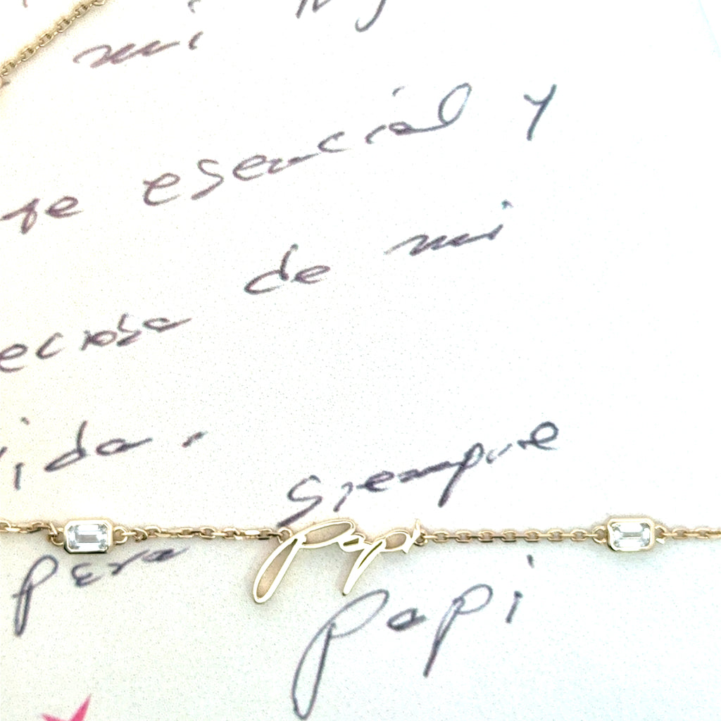 Handwritten Multi-Pendant Necklace