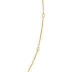 Handwritten Pave Necklace