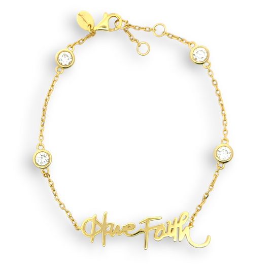 Your handwritten words worn delicately on the wrist,
There to clutch when you are most missed

14K yellow, white or rose gold
2mm thick
1.3mm diamond-cut chain w/ adjustable loops for 6, 6.5 &amp;amp; 7 inch length
Four ethically-sourced, bezel-set round diamonds (total weight: ~0.64 cts)
Pendant height and length vary by piece, and will be approved by you prior to crafting