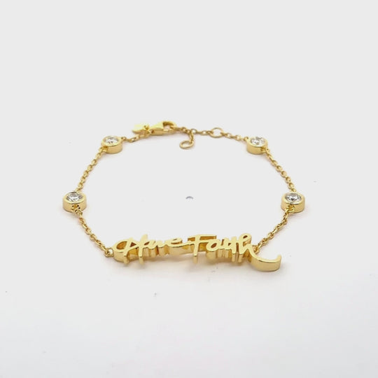 Your handwritten words worn delicately on the wrist,
There to clutch when you are most missed

14K yellow, white or rose gold
2mm thick
1.3mm diamond-cut chain w/ adjustable loops for 6, 6.5 &amp;amp; 7 inch length
Four ethically-sourced, bezel-set round diamonds (total weight: ~0.64 cts)
Pendant height and length vary by piece, and will be approved by you prior to crafting