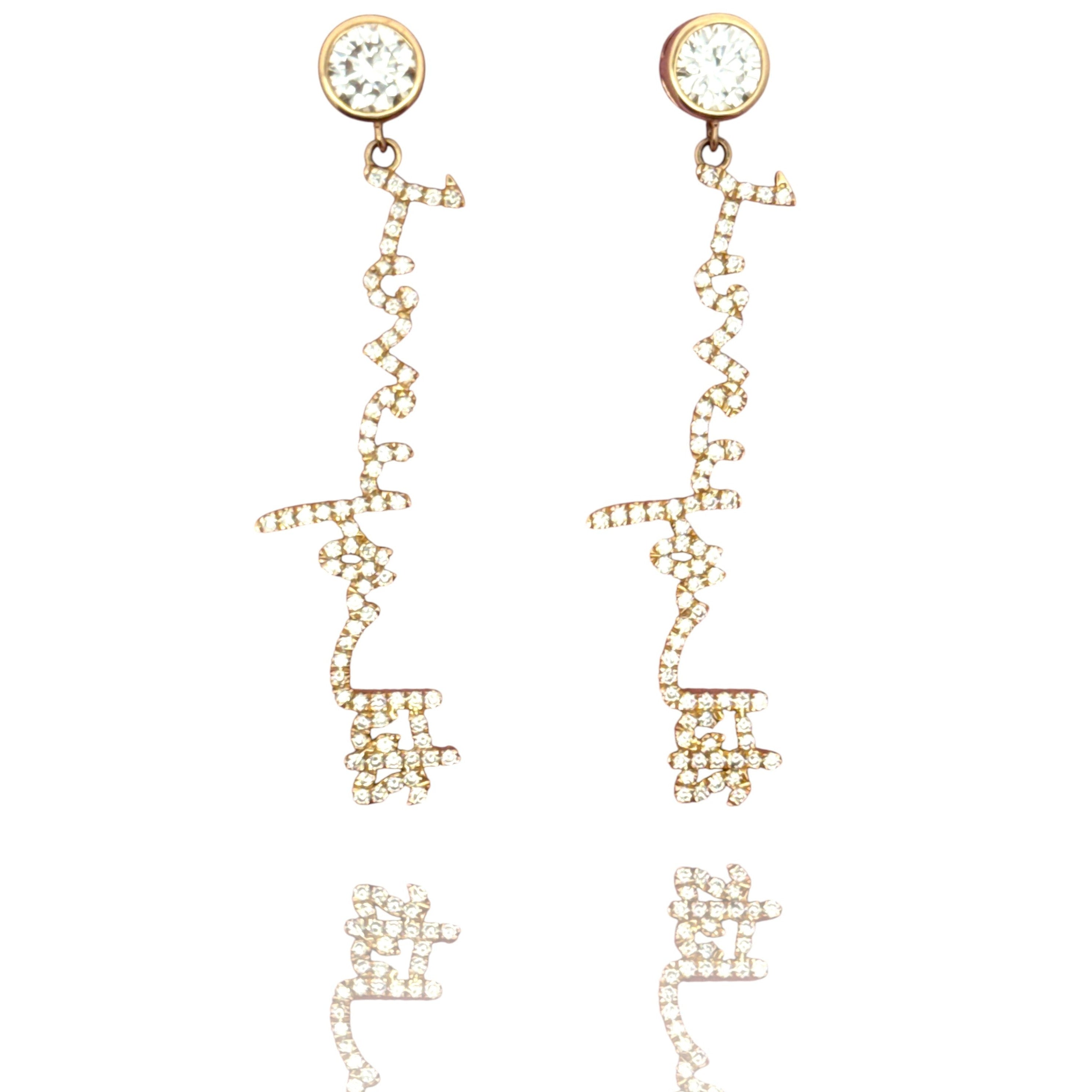 All of our pieces are cast in 14K yellow, white, or rose gold and all of them include diamonds.